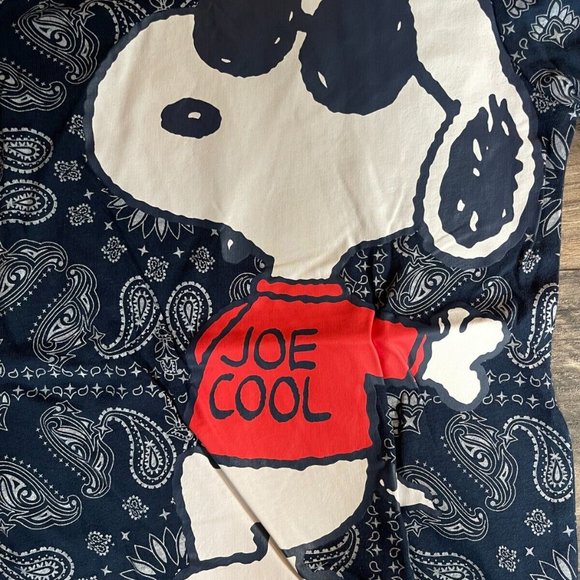 Peanuts Boys Blue Snoopy‎ Joe Cool T-Shirt Size 6/7 - Picture 2 of 2